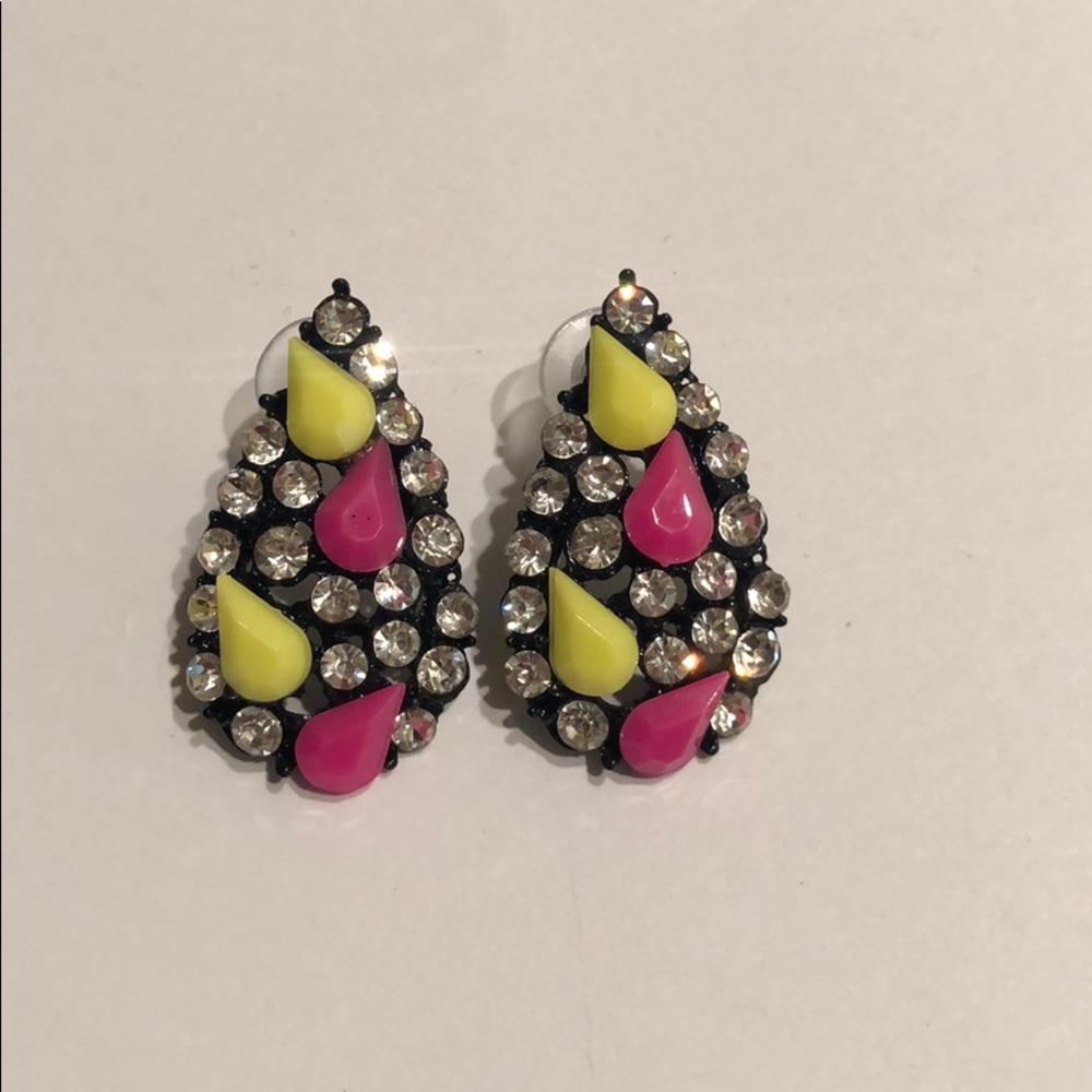 Rhinestone Teardrop earrings